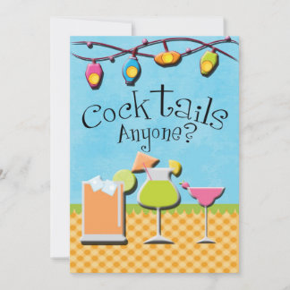 Cocktails and Barbeque Invitations
