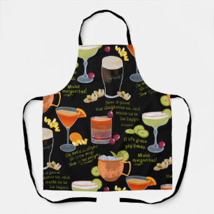 Cocktails and contemplation apron