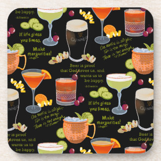Cocktails and contemplation coaster