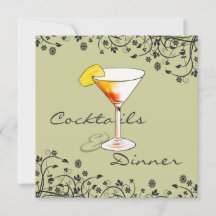 Cocktails And Dinner Birthday Party