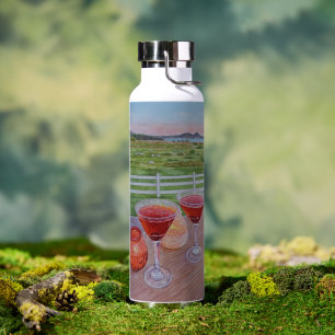 Cocktails at Mission Ranch Water Bottle
