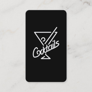 Cocktails / Bartender Business Card