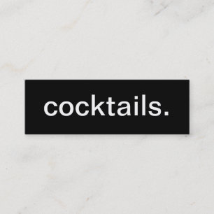 Cocktails Business Card