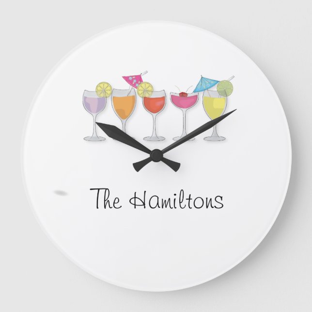 cocktails clock (Front)