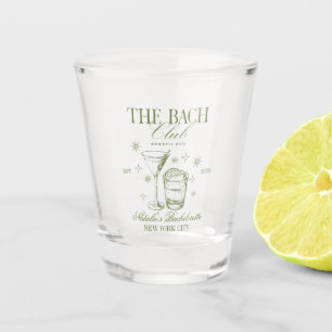 Cocktails Club Bachelorette Party Green Shot Glass
