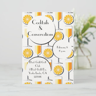 Cocktails&Conversations invitation
