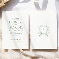 Cocktails dinner Dancing  Wedding
