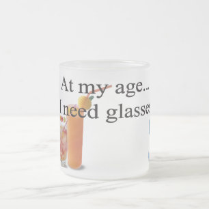 Cocktails Frosted Glass Coffee Mug