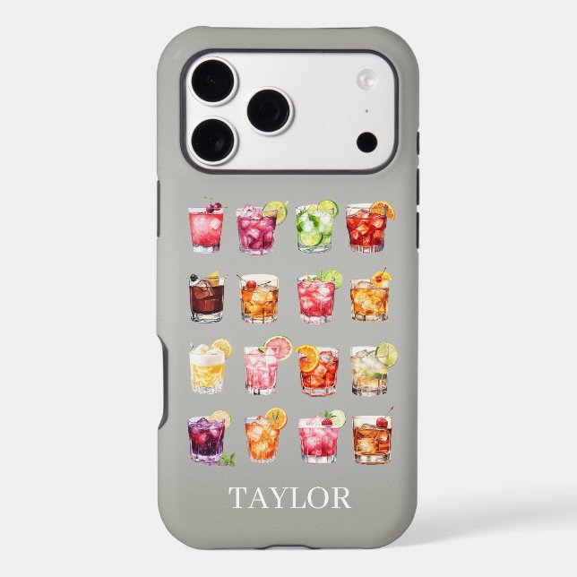 Cocktails Galore Monogrammed (Back)