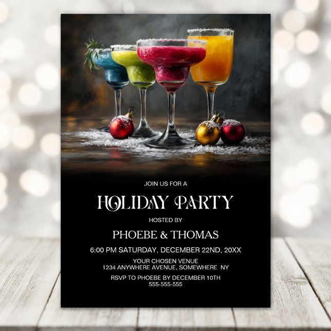 Cocktails Holiday Party Invitation (Creator Uploaded)