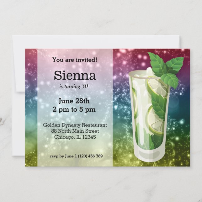 Cocktails Invitation (Front)