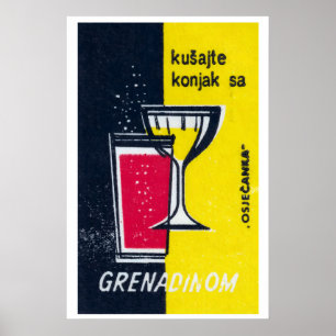 Cocktails - Matchbox Print - Aesthetic Wall Art