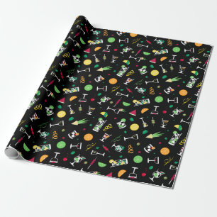 Cocktails Party Pattern Wrapping Paper