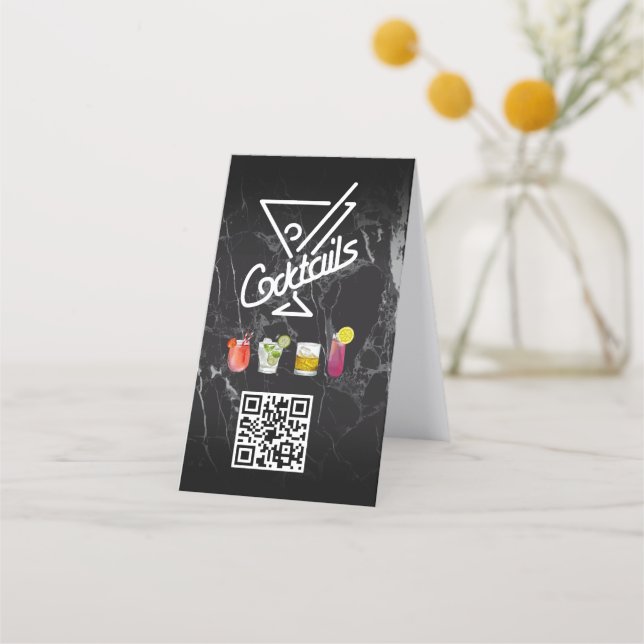 Cocktails | QR Code | Add Custom Loyalty Card (Front)