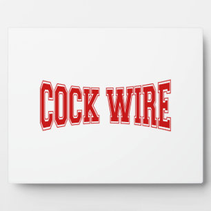 COCKWIRE PLAQUE