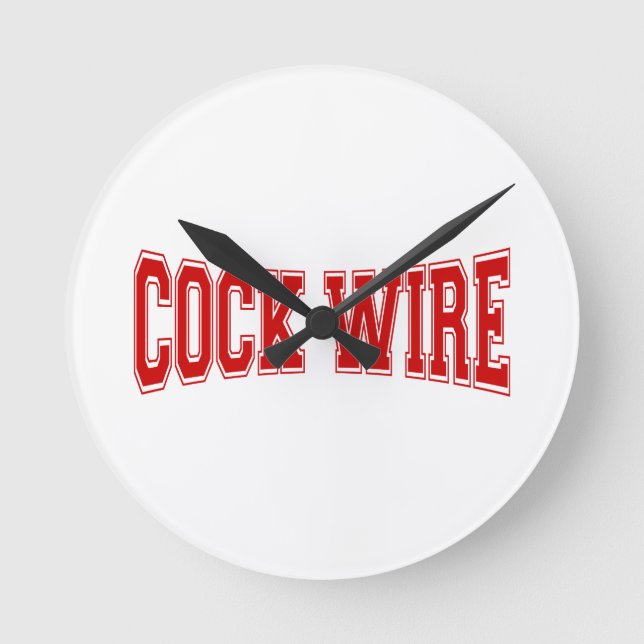 COCKWIRE ROUND CLOCK (Front)