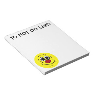 Cocky Face Grumpey Notepad