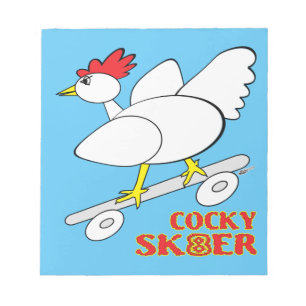 Cocky Skater Notepad