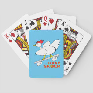 Cocky Skater Playing Cards