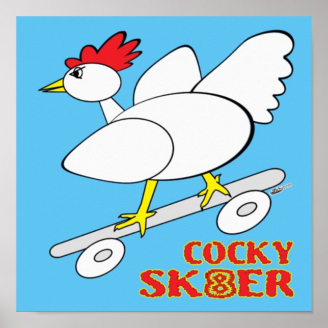 Cocky Skater Poster (Front)