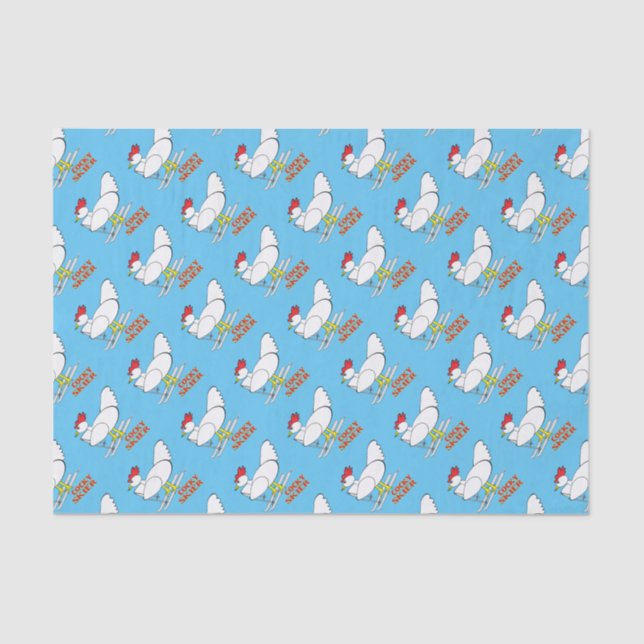Cocky Skier Tissue Paper (Front)