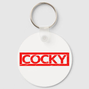 Cocky Stamp Key Ring
