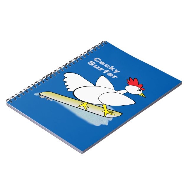 Cocky Surfer Notebook (Left Side)