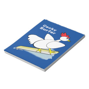 Cocky Surfer Notepad