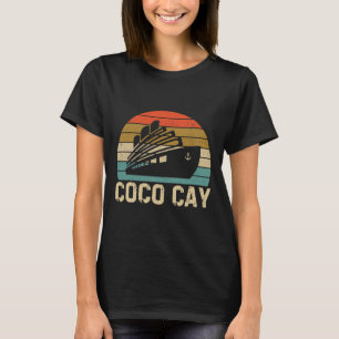Coco Cay Byhamas Vintage Retro Souvenirs  T-Shirt