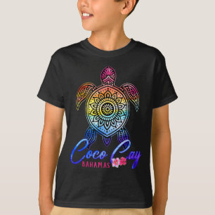 Coco cay tie dye sea turtle  T-Shirt