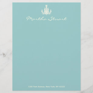 Coco Chandelier CHANGE COLOR ~ Letterhead