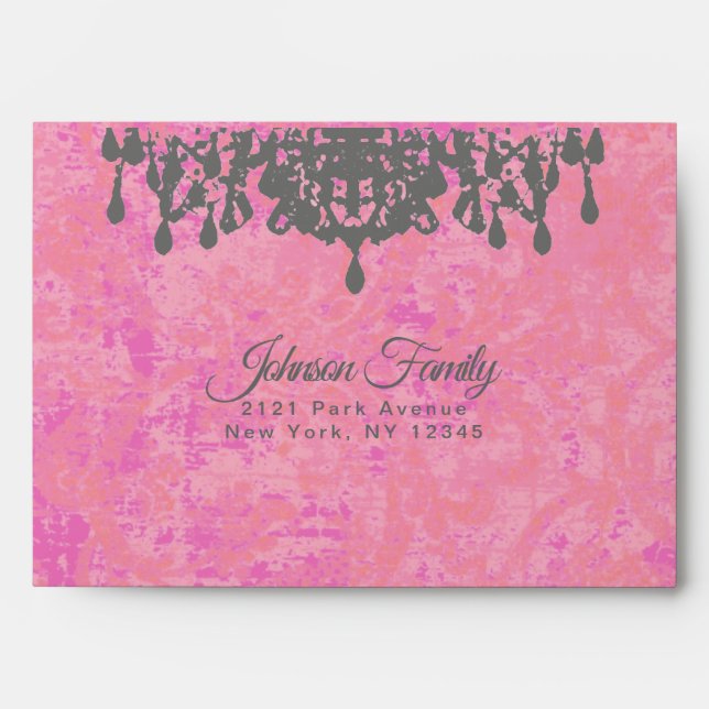 Coco Chandelier - (Change Colours & Sizes) Envelope (Front)
