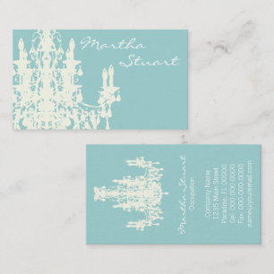 Coco Chandelier COLOR / PAPER / SHAPE OPTIONS - Business Card