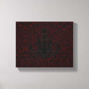 Coco Chandelier ~ Wrapped Canvas .75" Thick