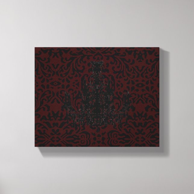 Coco Chandelier ~ Wrapped Canvas .75" Thick (Front)