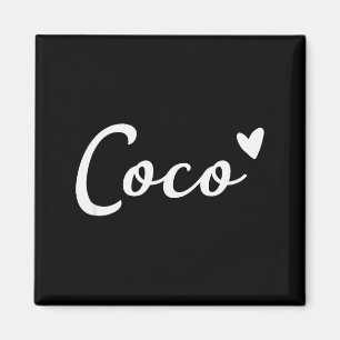 Coco Cute Heart Funny Grandma Mother's Day Magnet