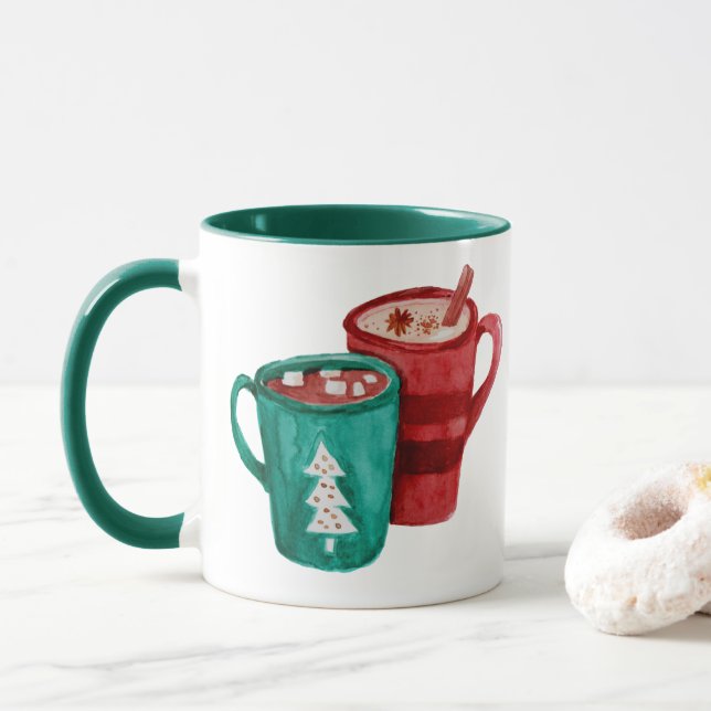 Coco for two mug (With Donut)
