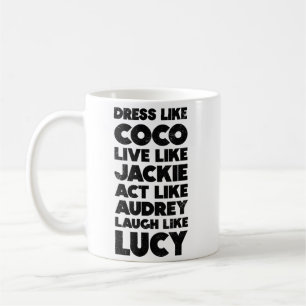Coco Jackie Audrey Lucky Coffee Mug
