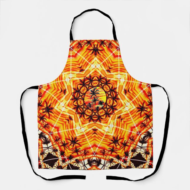 Coco Palm Star  Apron (Front)
