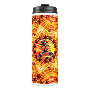 Coco Palm Star  Thermal Tumbler