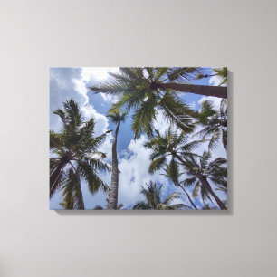 COCO PALMS #2 ON CANVAS     20 "x 16" Print