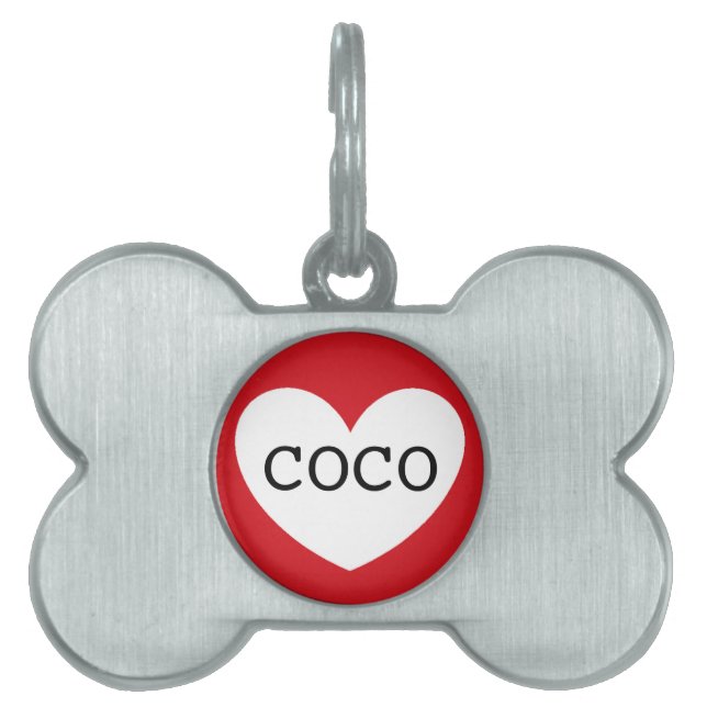 ❤️  COCO pet tag by DAL (Front)