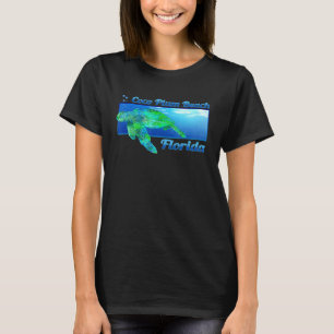 Coco Plum Beach Florida Swimming Sea Turtle T-Shirt