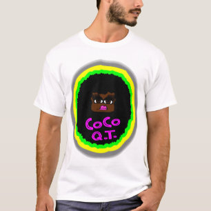 CoCo Q.T., Brown Gorgeous Face With Big Curly Hair T-Shirt