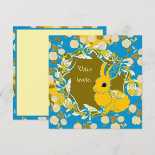 Coco the rabbit card
