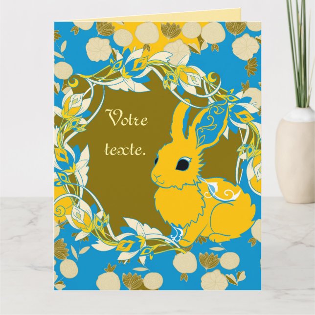 Coco the rabbit card (Front)