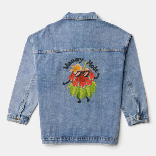 Coco Vacay Mode Aloha Beach Hawaiian Kids Gift Denim Jacket