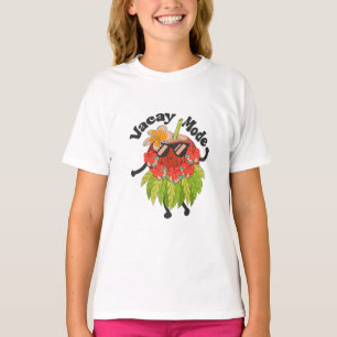 Coco Vacay Mode Aloha Beach Hawaiian Kids Gift T-Shirt