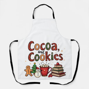 Cocoa and Cookies Christmas Lovers Apron