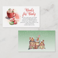 Cocoa and Macarons Girl Baby Shower Books for Baby